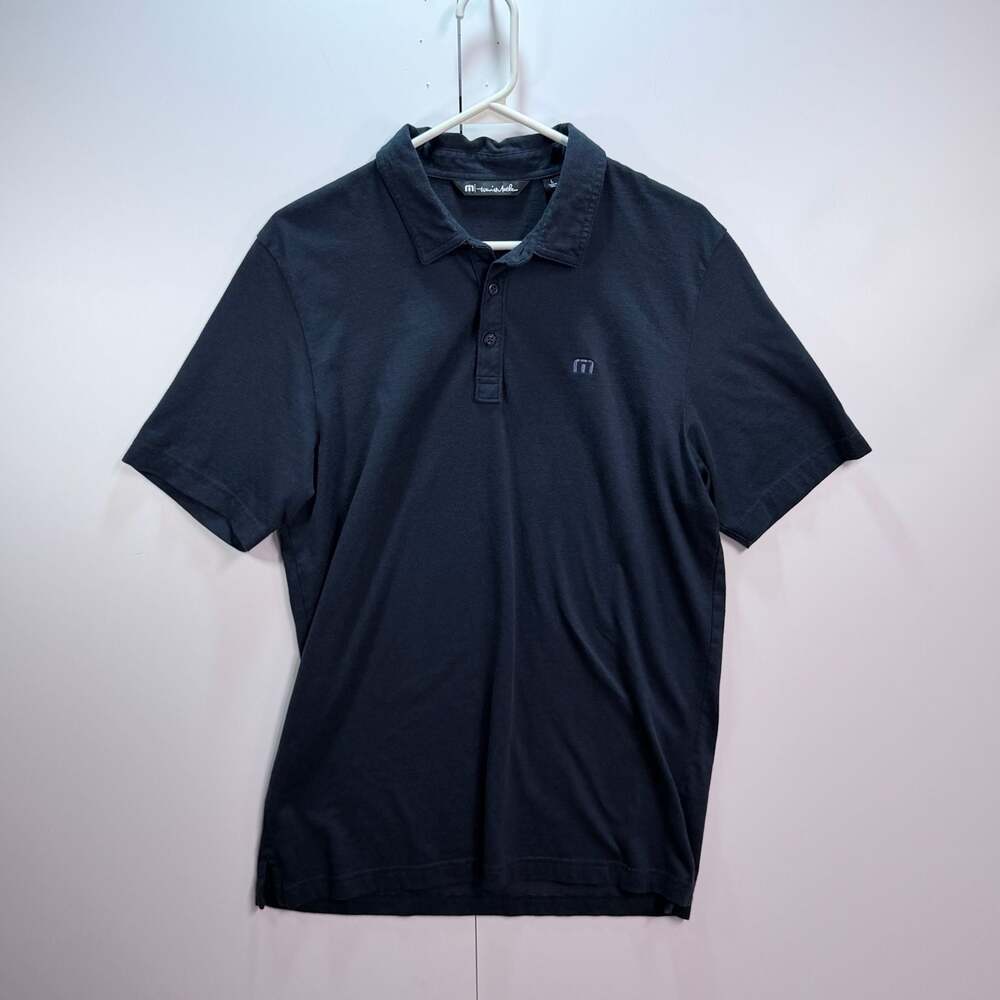 TravisMathew The Heater Performance Golf Polo Shirt Size Large
